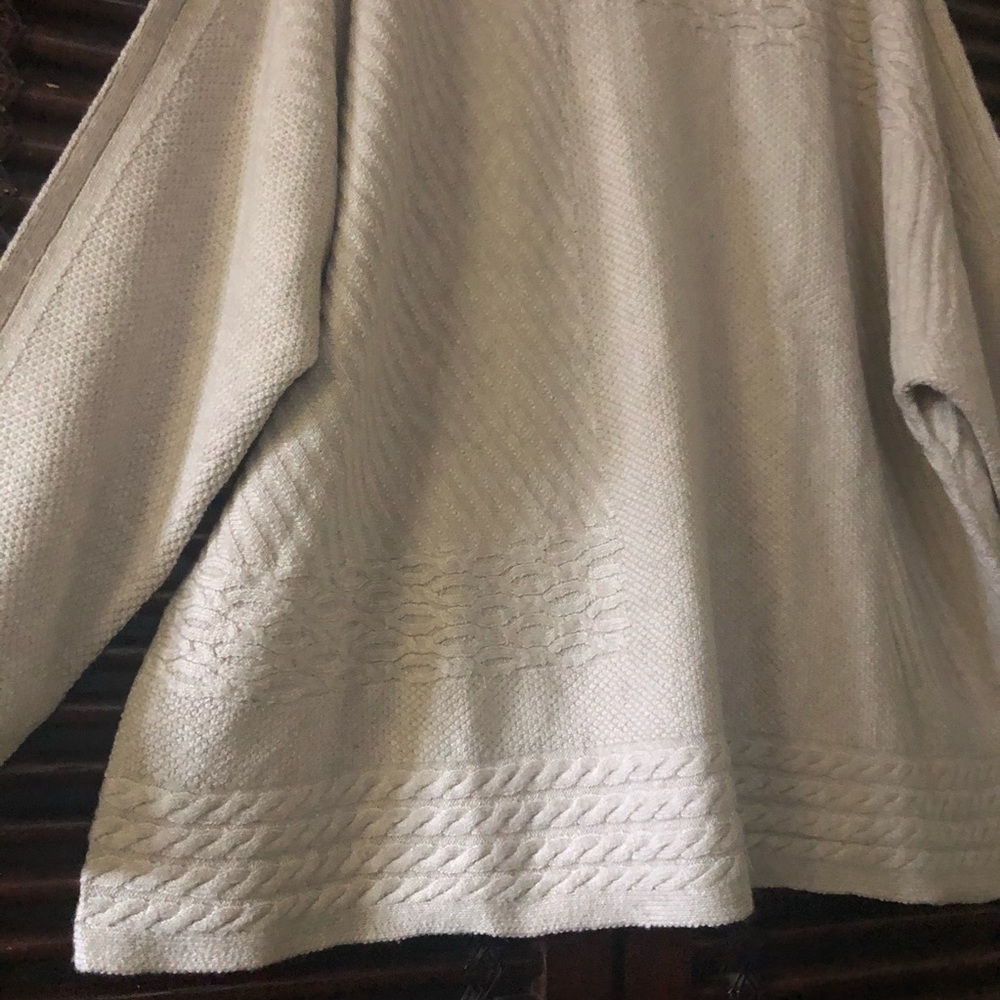 NWT 4X J.Jill Oatmeal Sweater Tunic Mixed Knit 3X - Picture 6 of 7